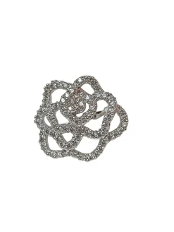 Ringe>Swarovski Statementring Größe 55 silberfarben