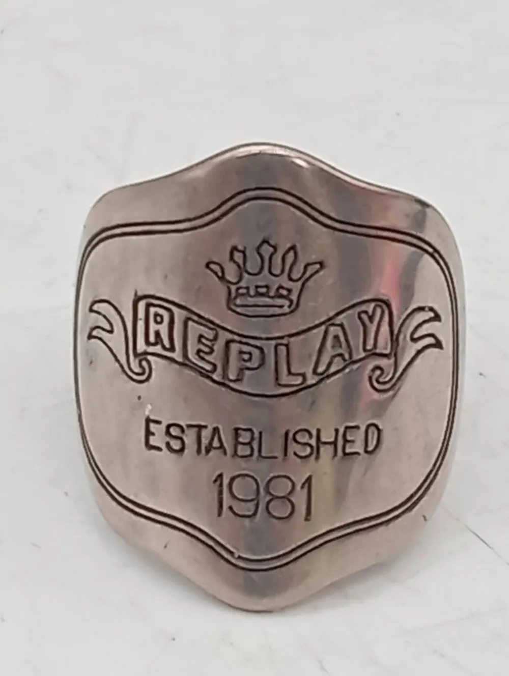 Ringe>Replay Statementring Größe 59 silberfarben