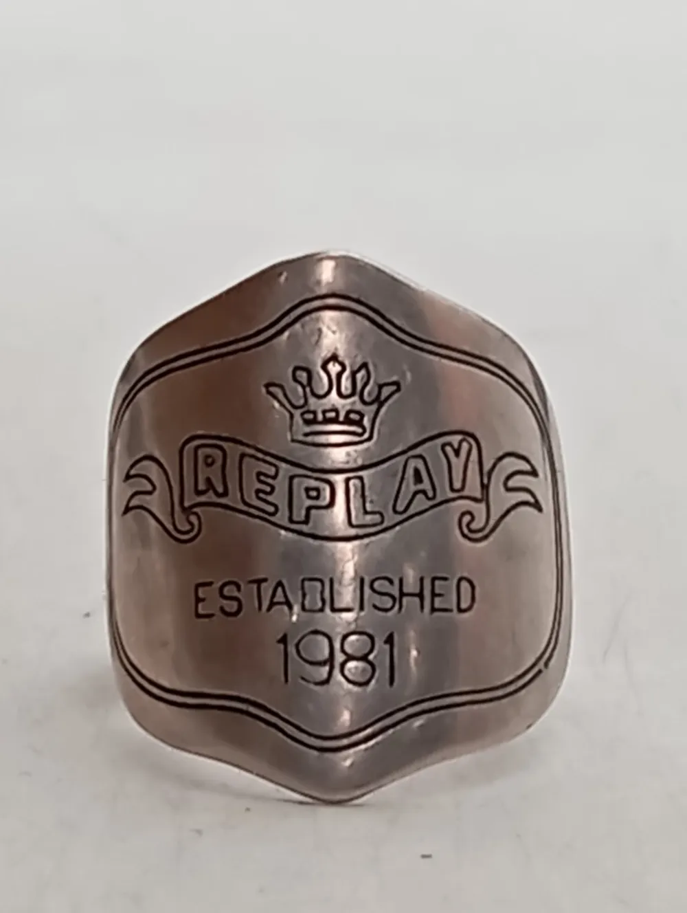 Ringe>Replay Statementring Größe 60 silberfarben