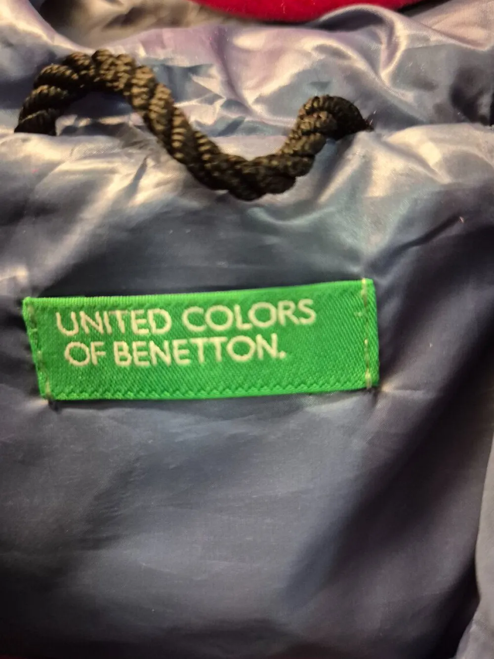 Westen>United Colors of Benetton Steppweste Größe 38 blau
