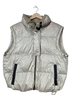 Westen>Esprit Steppweste Größe 36 silberfarben