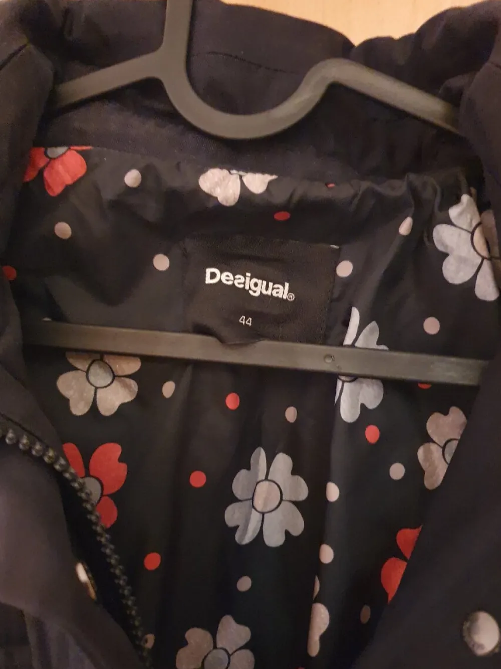 Westen>Desigual Steppweste Größe 44 blau