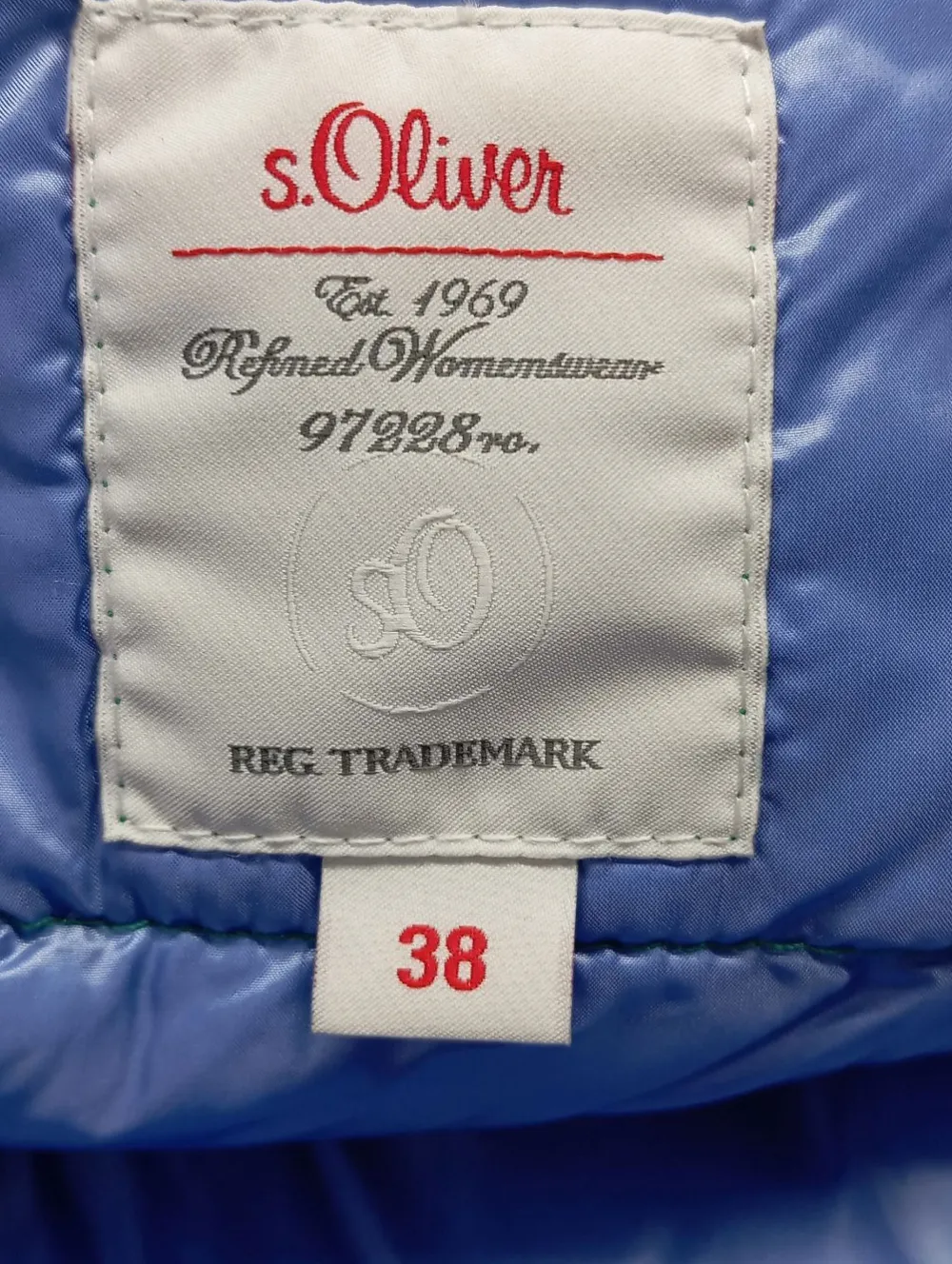 Westen>s.Oliver Steppweste Größe 38 kadettblau