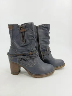 Stiefel>Mustang Stiefel Größe 39 blau