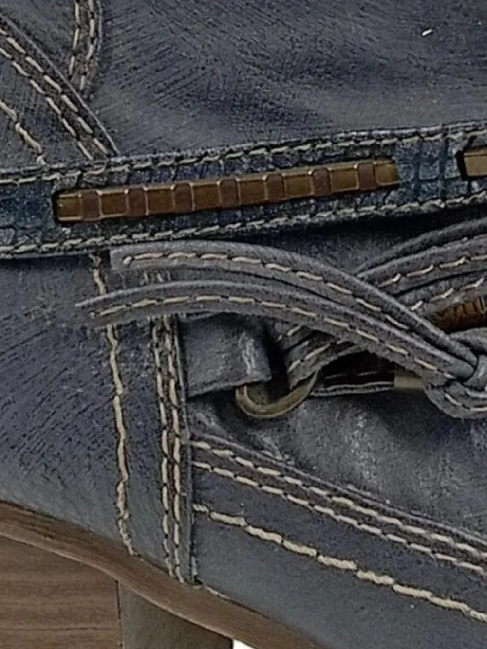 Stiefel>Mustang Stiefel Größe 39 blau