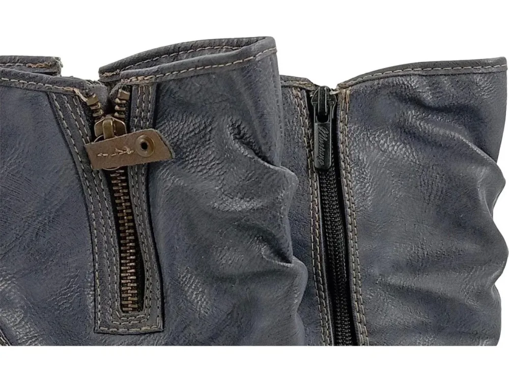 Stiefel>Mustang Stiefel Größe 39 blau