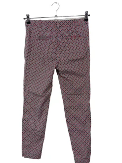 Hosen>Zara Basic Stoffhose Größe 34 rotblau