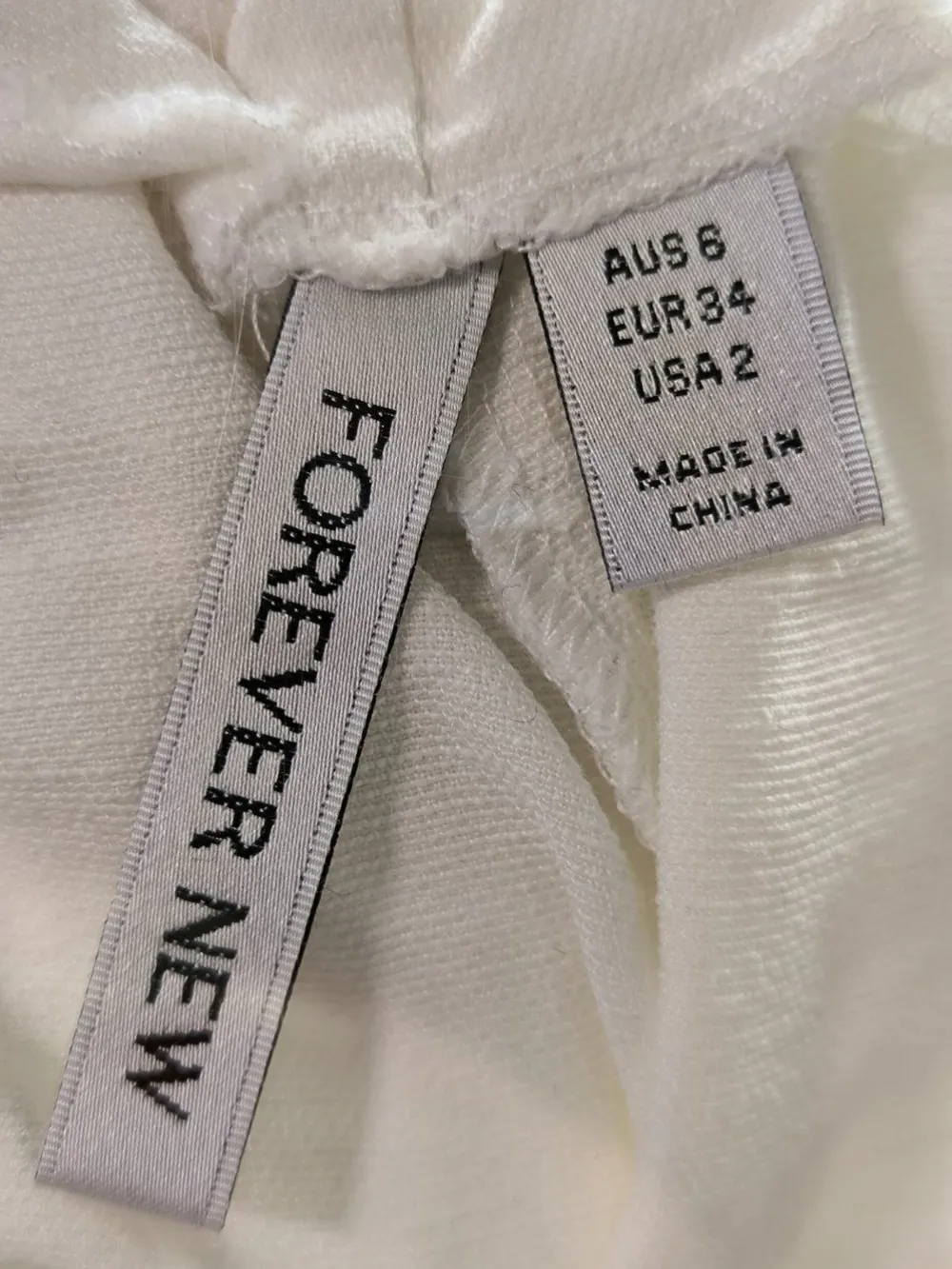 Hosen>Forever New Stoffhose Größe 34 weiß