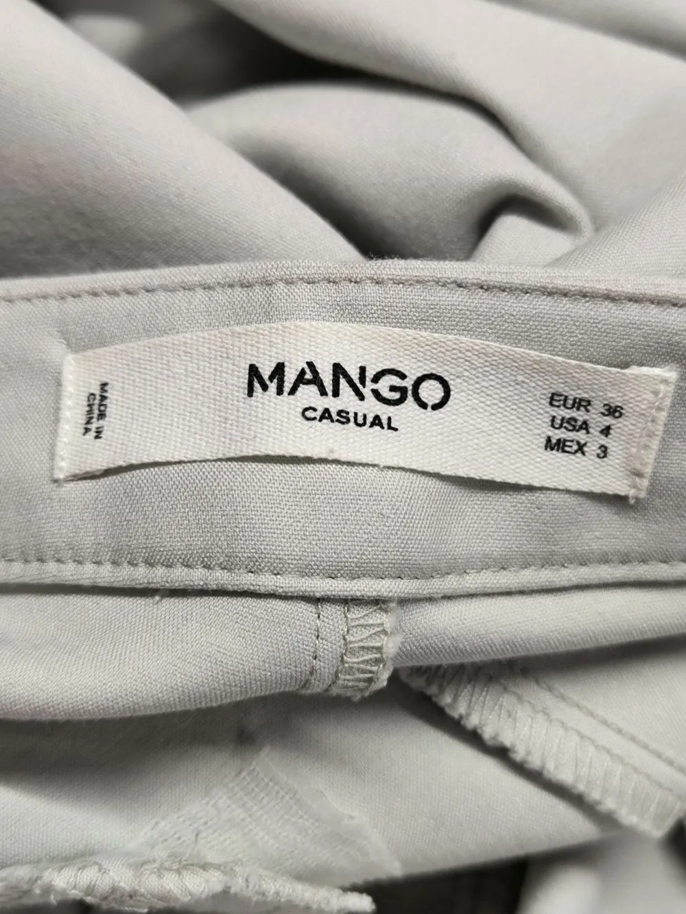 Hosen>Mango casual Stoffhose Größe 36 hellgrau