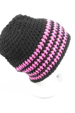 Mützen>boshi Stoffmütze Größe 62 schwarzpink