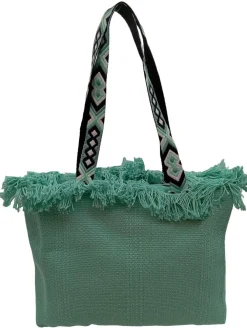 Stofftaschen>David Jones Stofftasche türkis