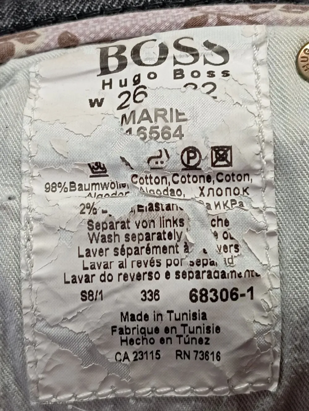 Straight-Leg Jeans Größe 36-Hugo Boss Hot