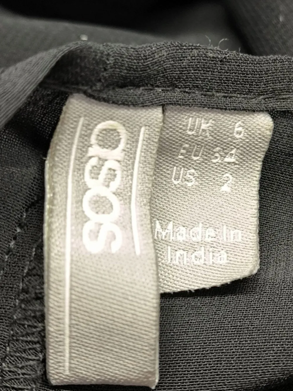 Bademode>Asos Strandbekleidung Größe 34 schwarz