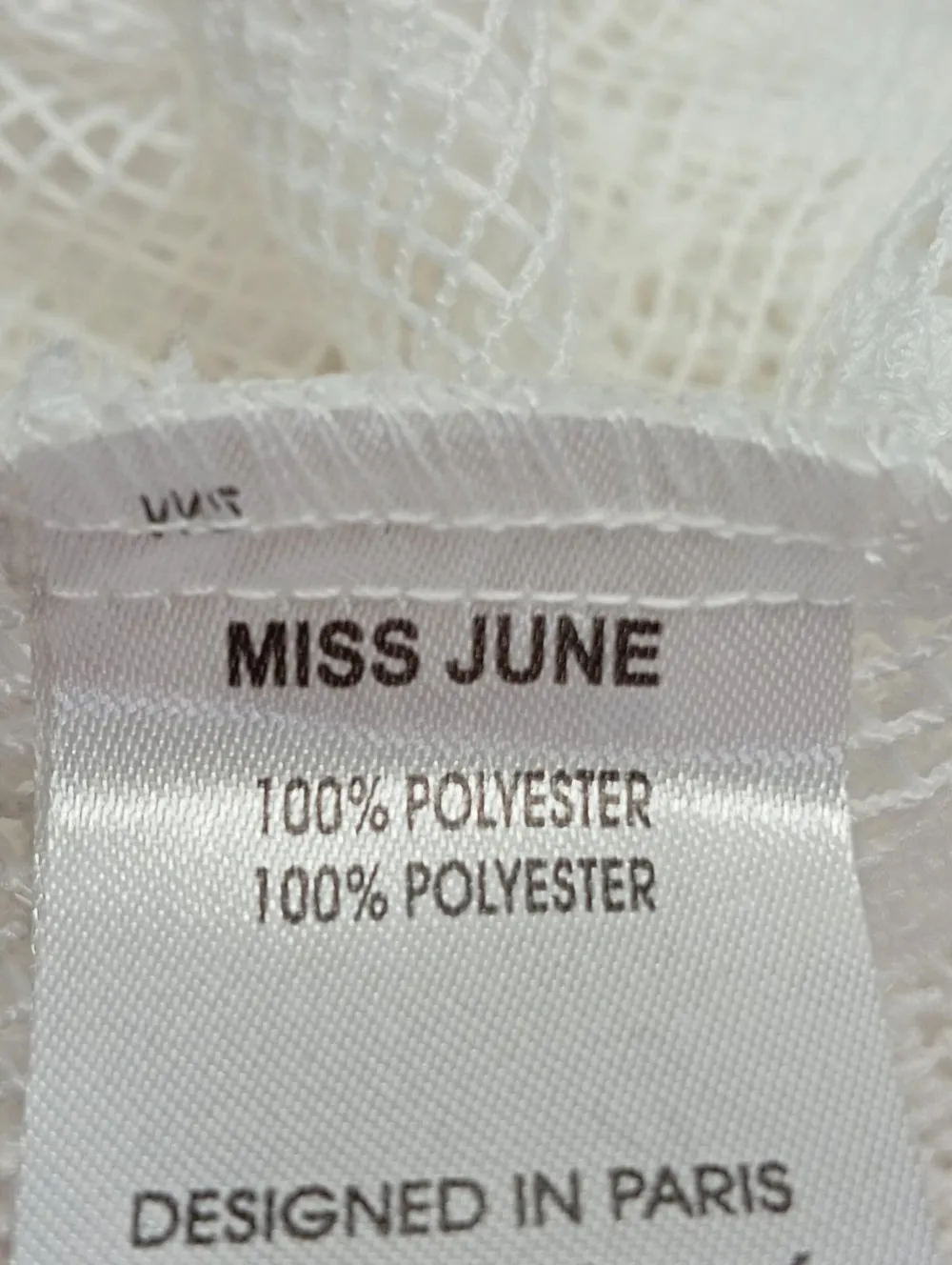 Bademode>Miss June Strandbekleidung Größe 36 weiß