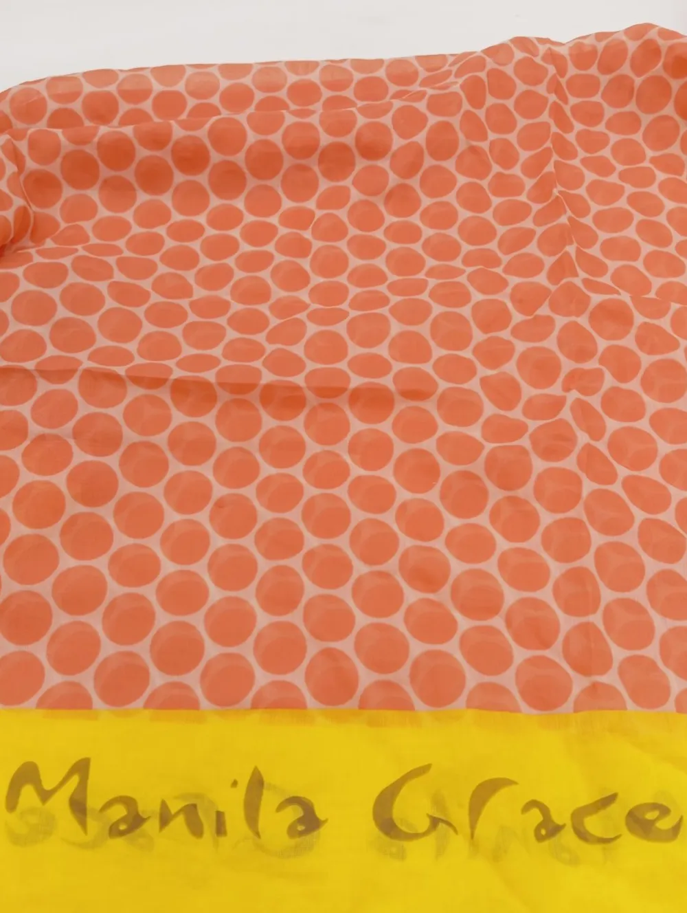 Tücher>Manila Grace Strandtuch hellorangeblassgelb