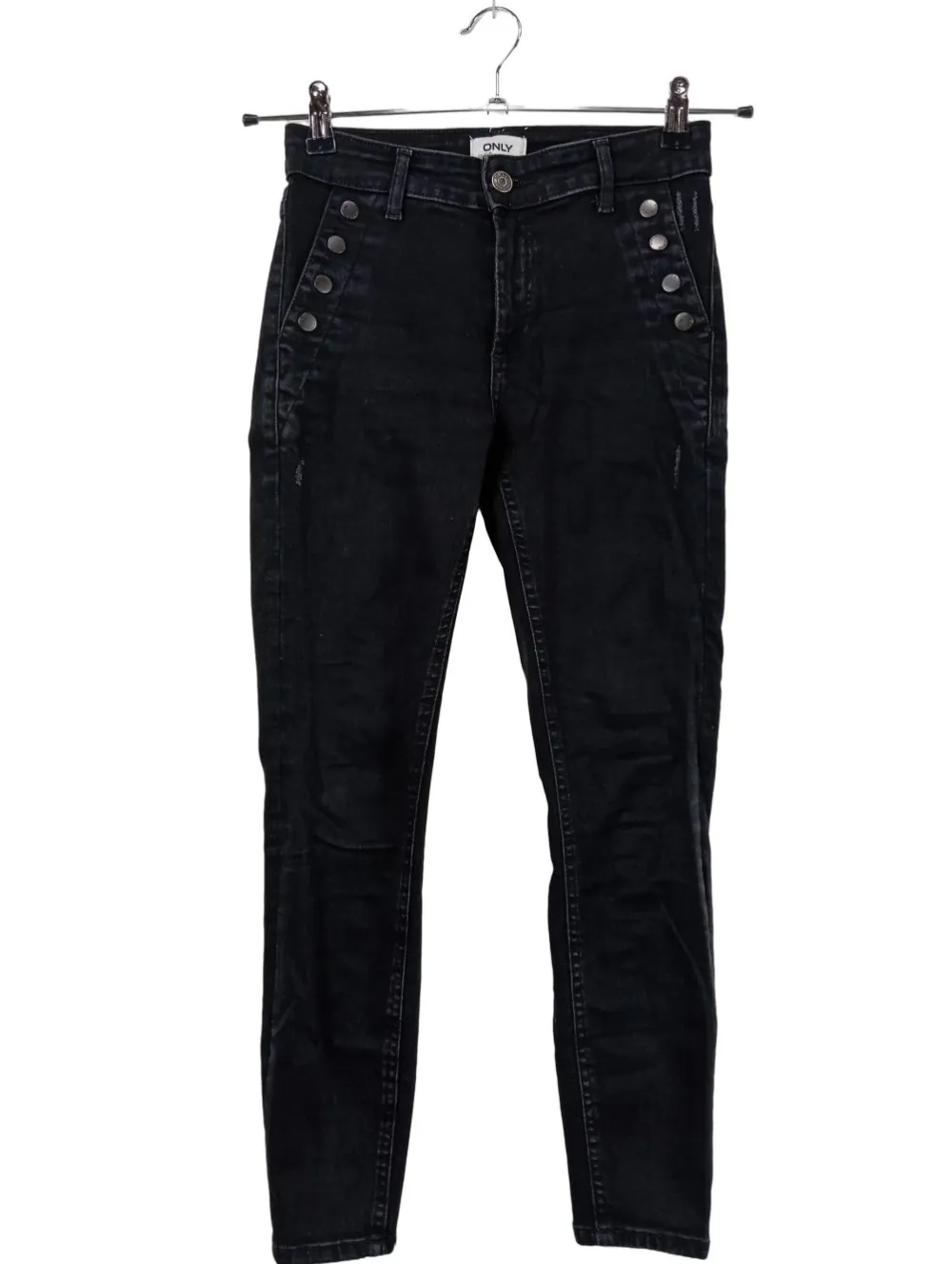 Jeans>only blue denim Stretch Jeans Größe 34 schwarz