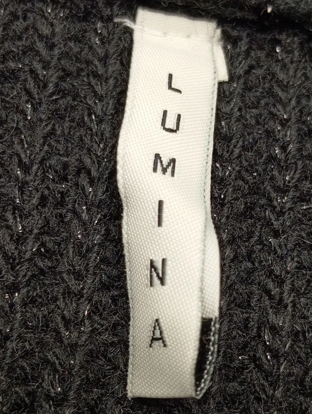 Strickbekleidung>Lumina Strick Cardigan schwarz