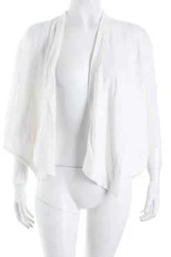 Strickbekleidung>Central Park West Strick Cardigan Größe 34 wollweiß