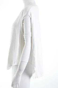 Strickbekleidung>Central Park West Strick Cardigan Größe 34 wollweiß