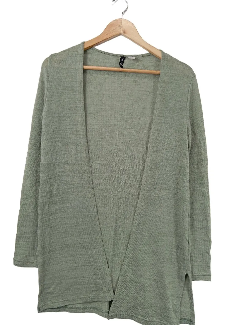 Strickbekleidung>H&M Divided Strick Cardigan Größe 34 khaki