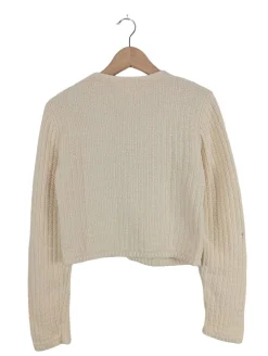 Strickbekleidung>H&M Strick Cardigan Größe 36 creme