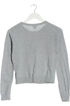 Strickbekleidung>H&M Strick Cardigan Größe 34 hellgrau