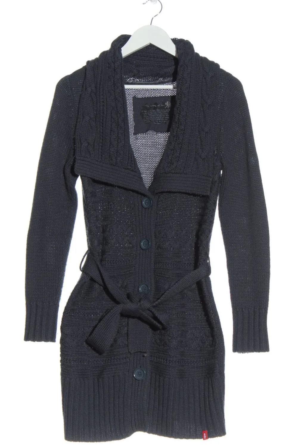 Strickbekleidung>edc Strick Cardigan Größe 40 graublau