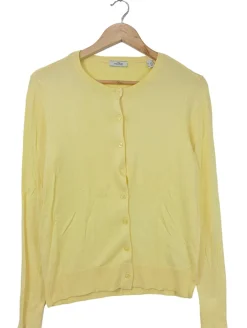 Strickbekleidung>Essentials Strick Cardigan Größe 36 blassgelb