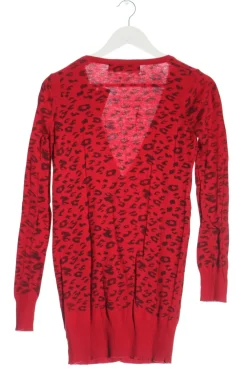 Strickbekleidung> Strick Cardigan Größe 38 rotschwarz