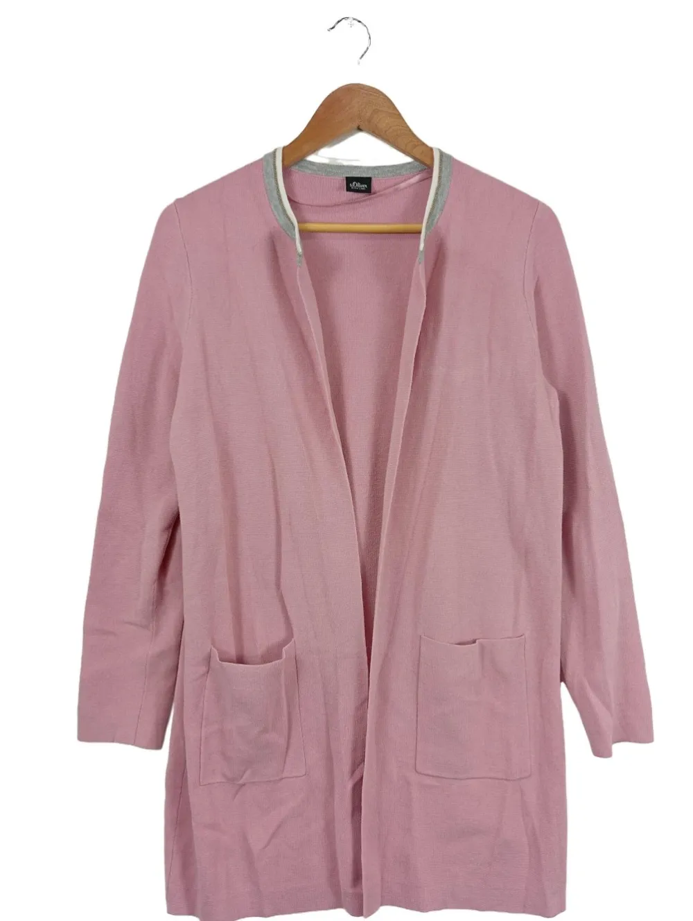 Strickbekleidung>s.Oliver Strick Cardigan Größe 38 pink