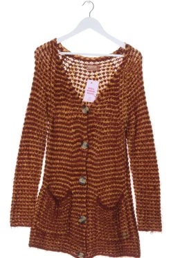 Strickbekleidung>Tigerhill Strick Cardigan Größe 36 braunhellorange