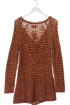 Strickbekleidung>Tigerhill Strick Cardigan Größe 36 braunhellorange