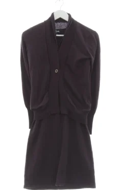 Twin Sets>Ava Woman Strick Twin Set Größe 40 braunviolett