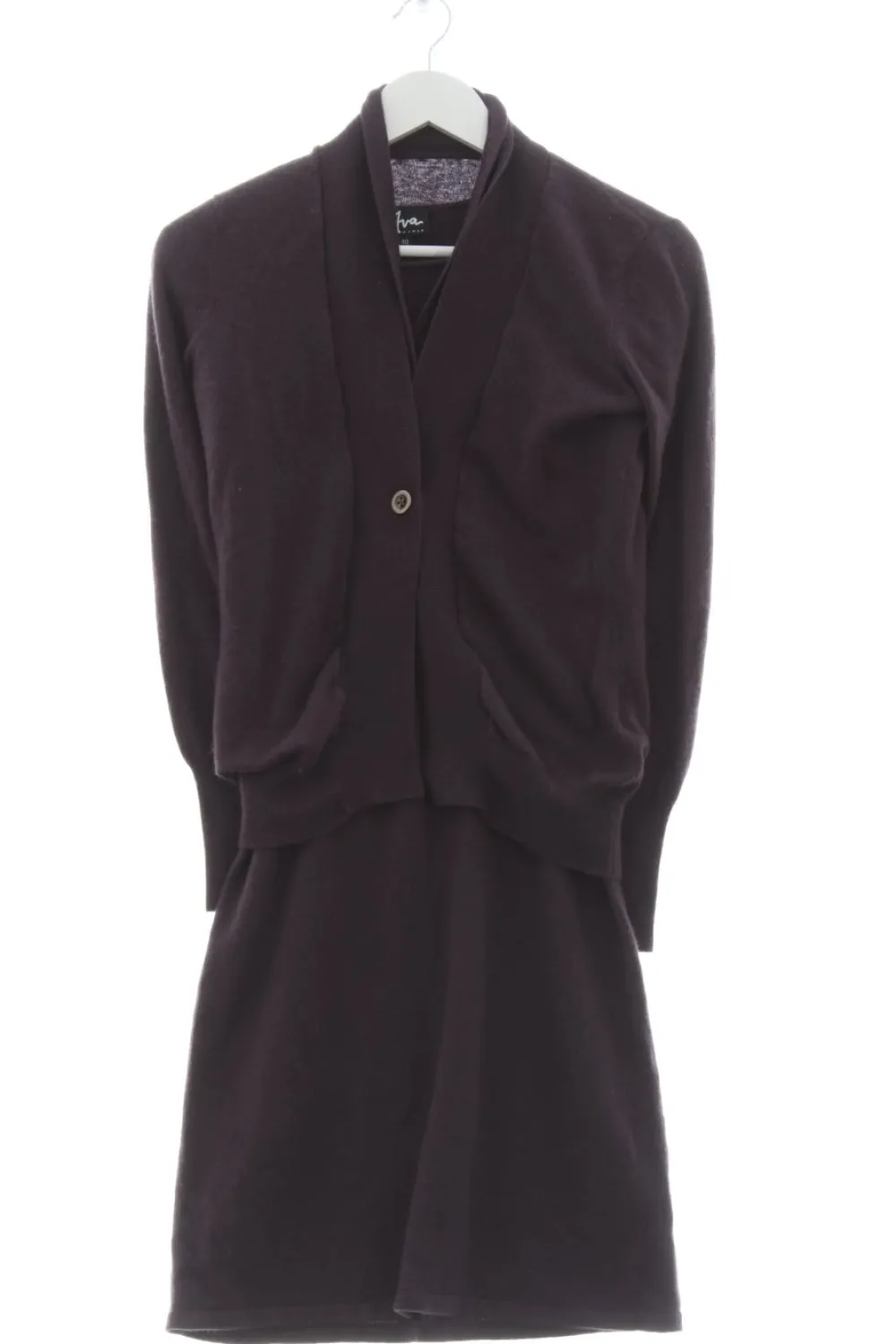 Twin Sets>Ava Woman Strick Twin Set Größe 40 braunviolett