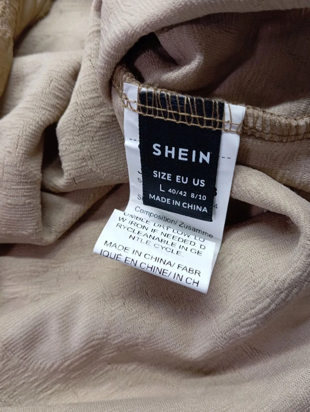 Twin Sets>SheIn Strick Twin Set Größe 40 beige