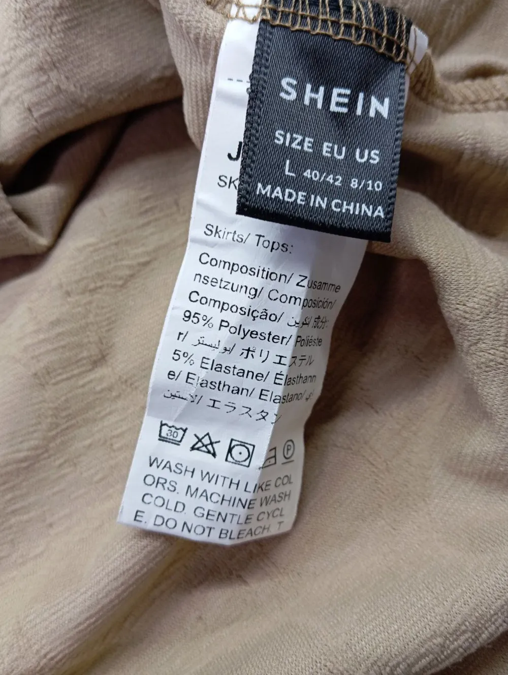 Twin Sets>SheIn Strick Twin Set Größe 40 beige