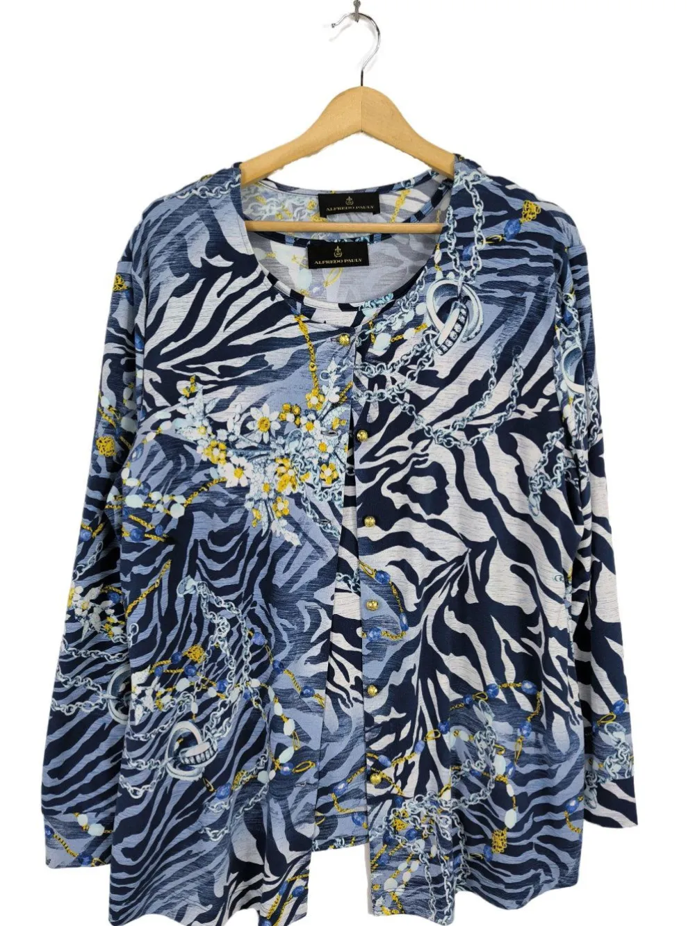 Strick Twin Set Größe 48-Alfredo Pauly Best