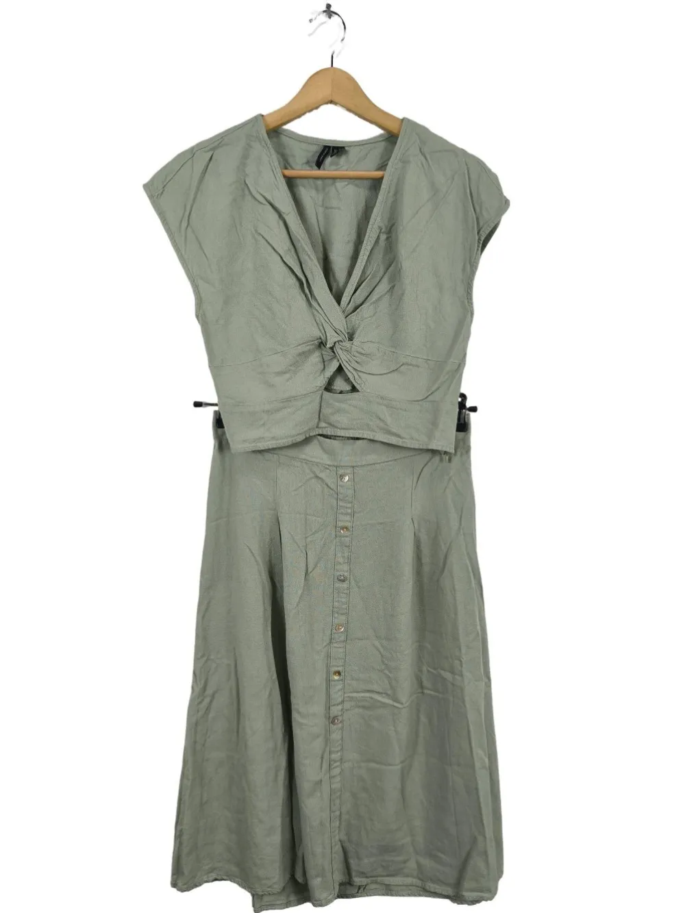 Twin Sets>Vero Moda Strick Twin Set Größe 38 hellgrau