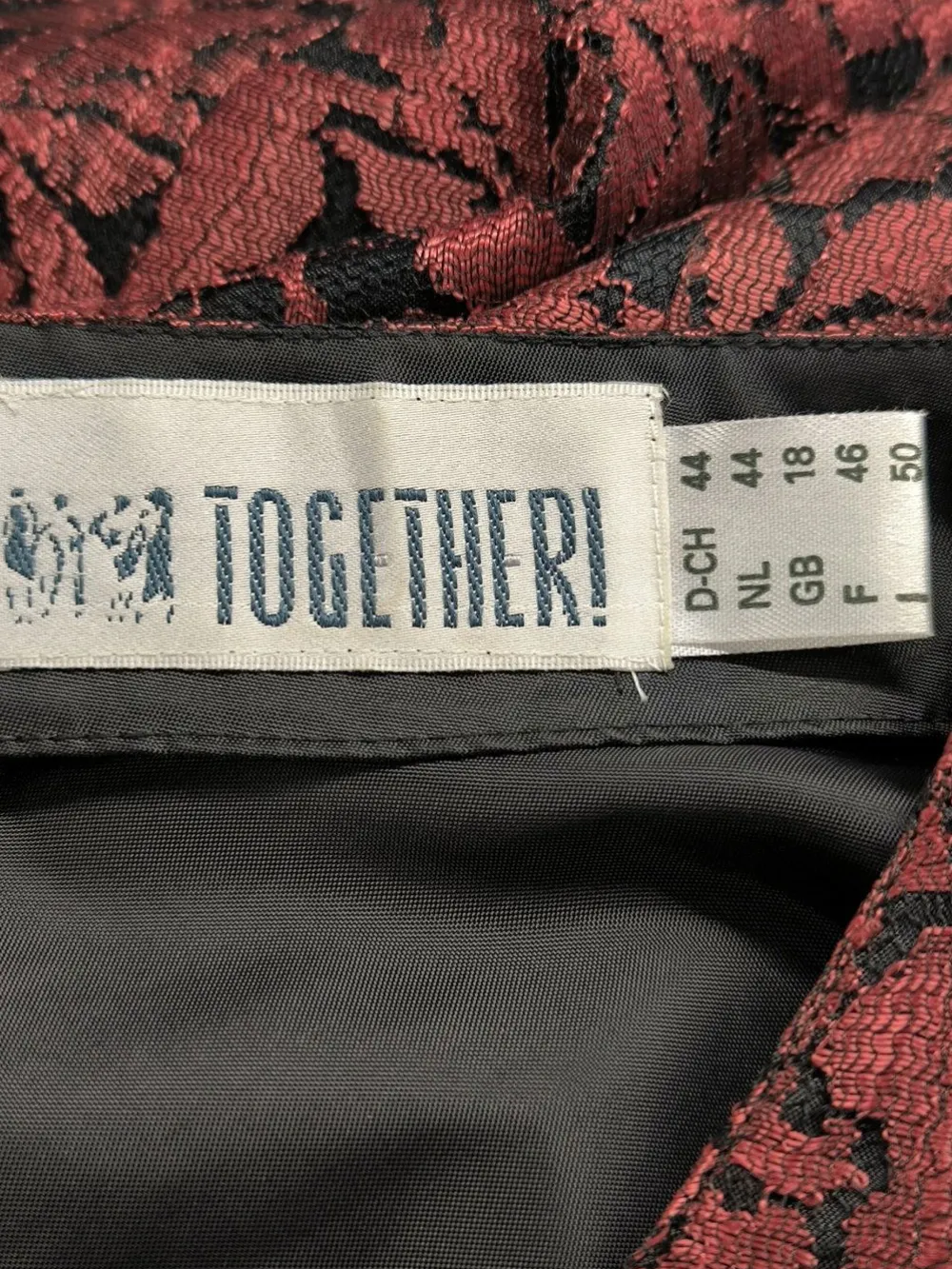 Twin Sets>Together Strick Twin Set Größe 44 pinkschwarz