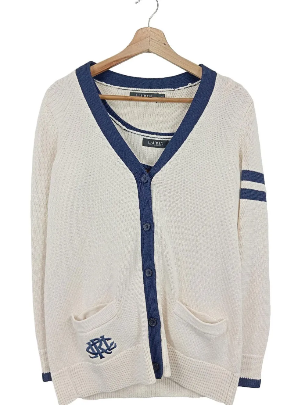 Twin Sets>Ralph Lauren Strick Twin Set Größe 38 creme