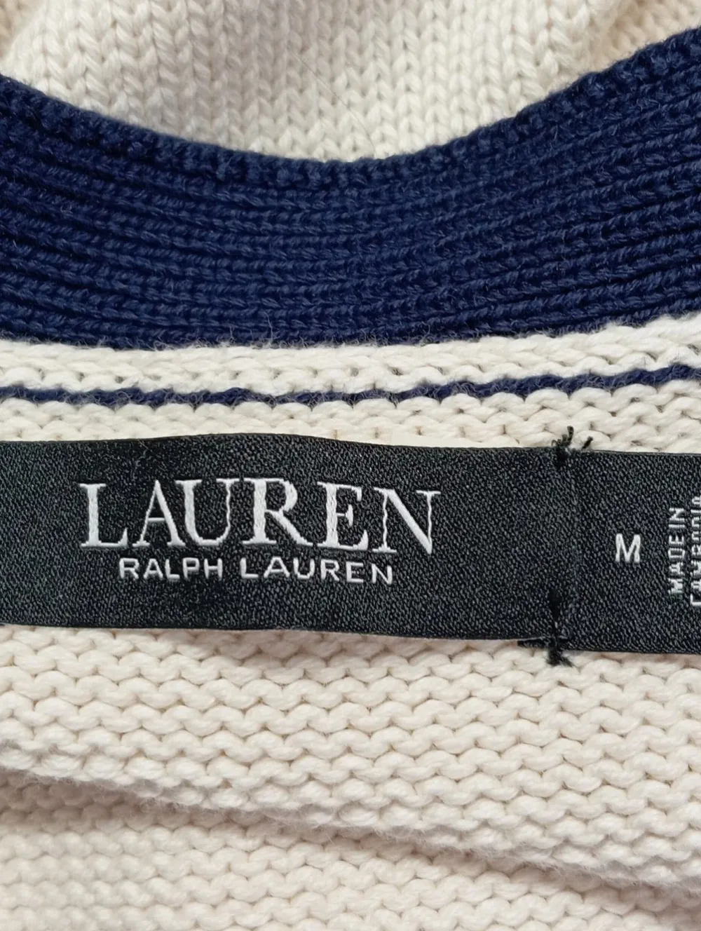 Twin Sets>Ralph Lauren Strick Twin Set Größe 38 creme