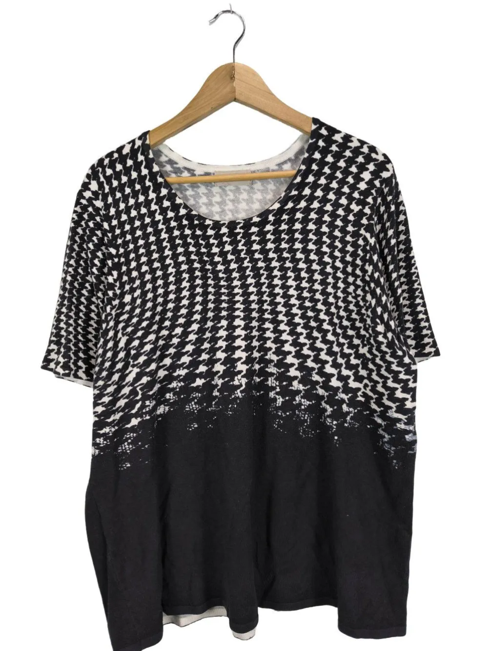 Twin Sets>Ovanti Strick Twin Set Größe 48 schwarzweiß