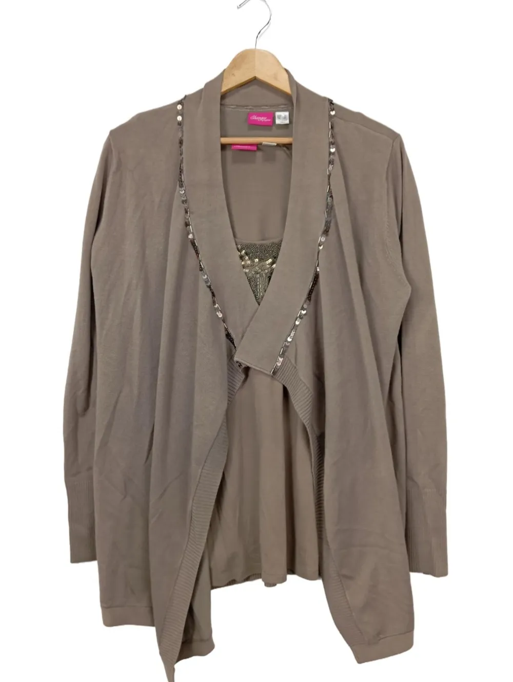 Twin Sets>changes Strick Twin Set Größe 42 braun