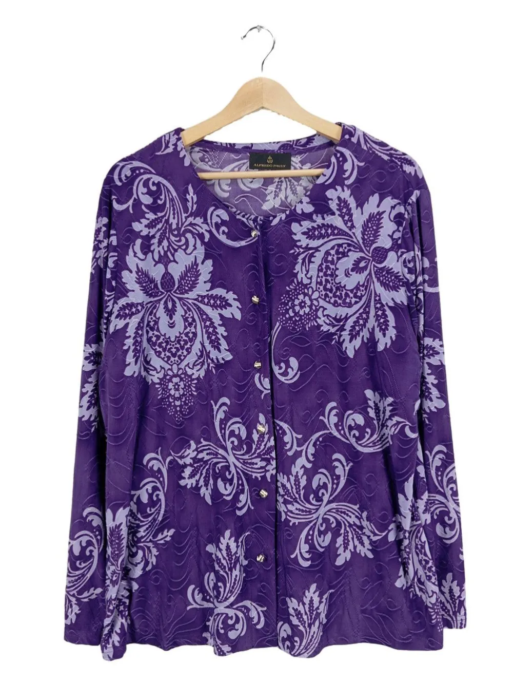 Twin Sets>Alfredo Pauly Strick Twin Set Größe 48 lila