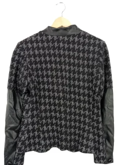 Blazer>Carell Thomas Strickblazer Größe 36 hellgrauschwarz