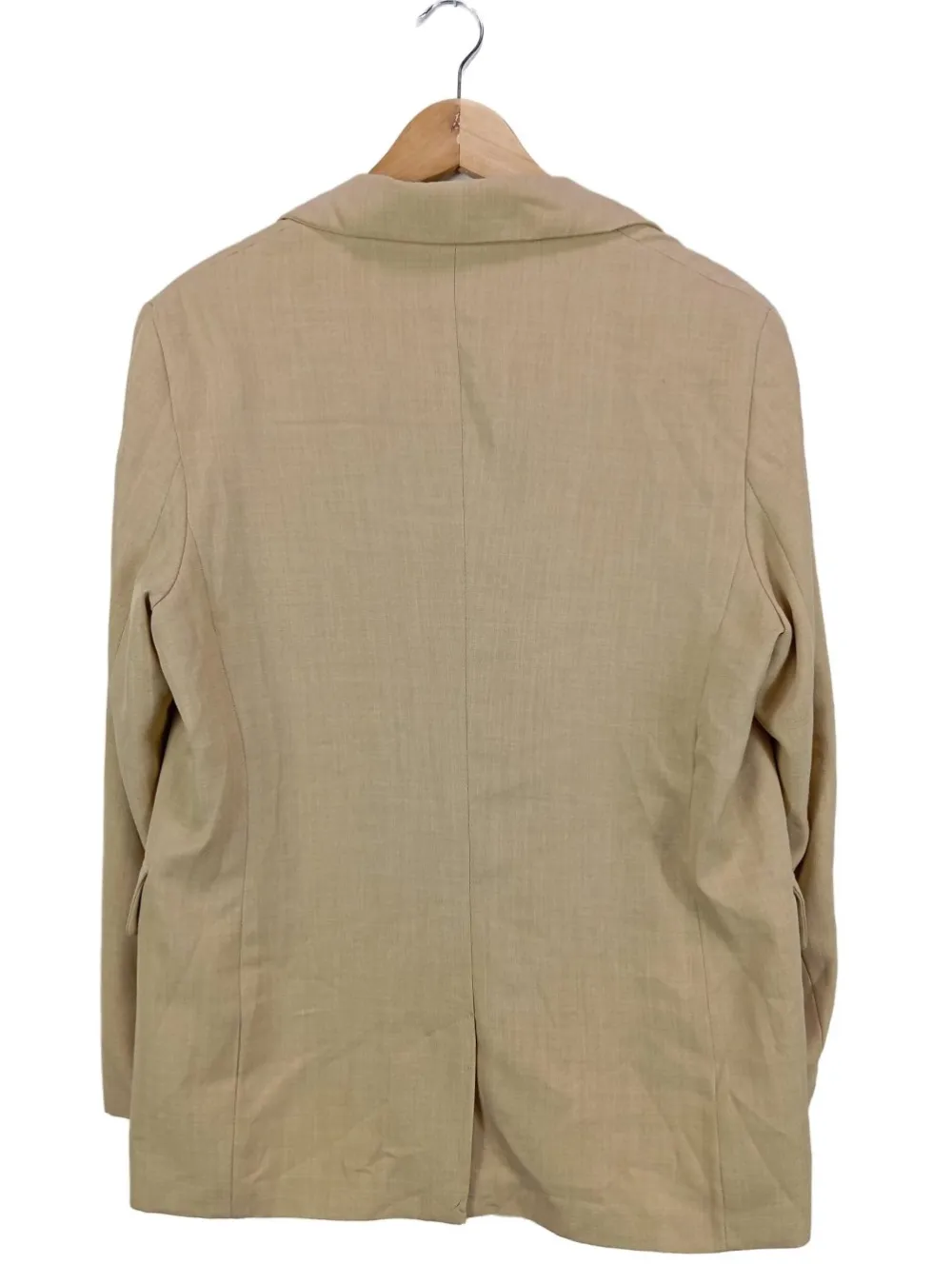 Blazer>Bershka Strickblazer Größe 38 wollweiß