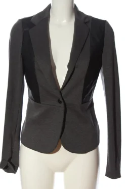 Blazer>Vila Strickblazer Größe 36 hellgrauschwarz