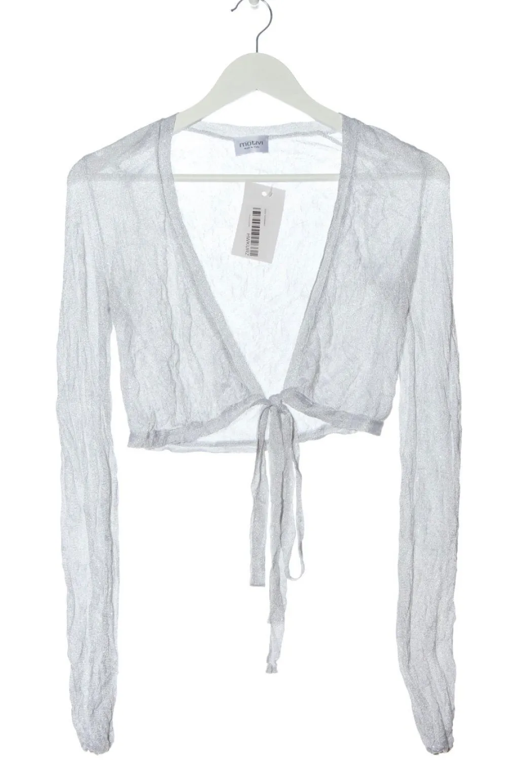 Strickbekleidung>Mu00f6tivi Strickbolero Größe 38 hellgrau