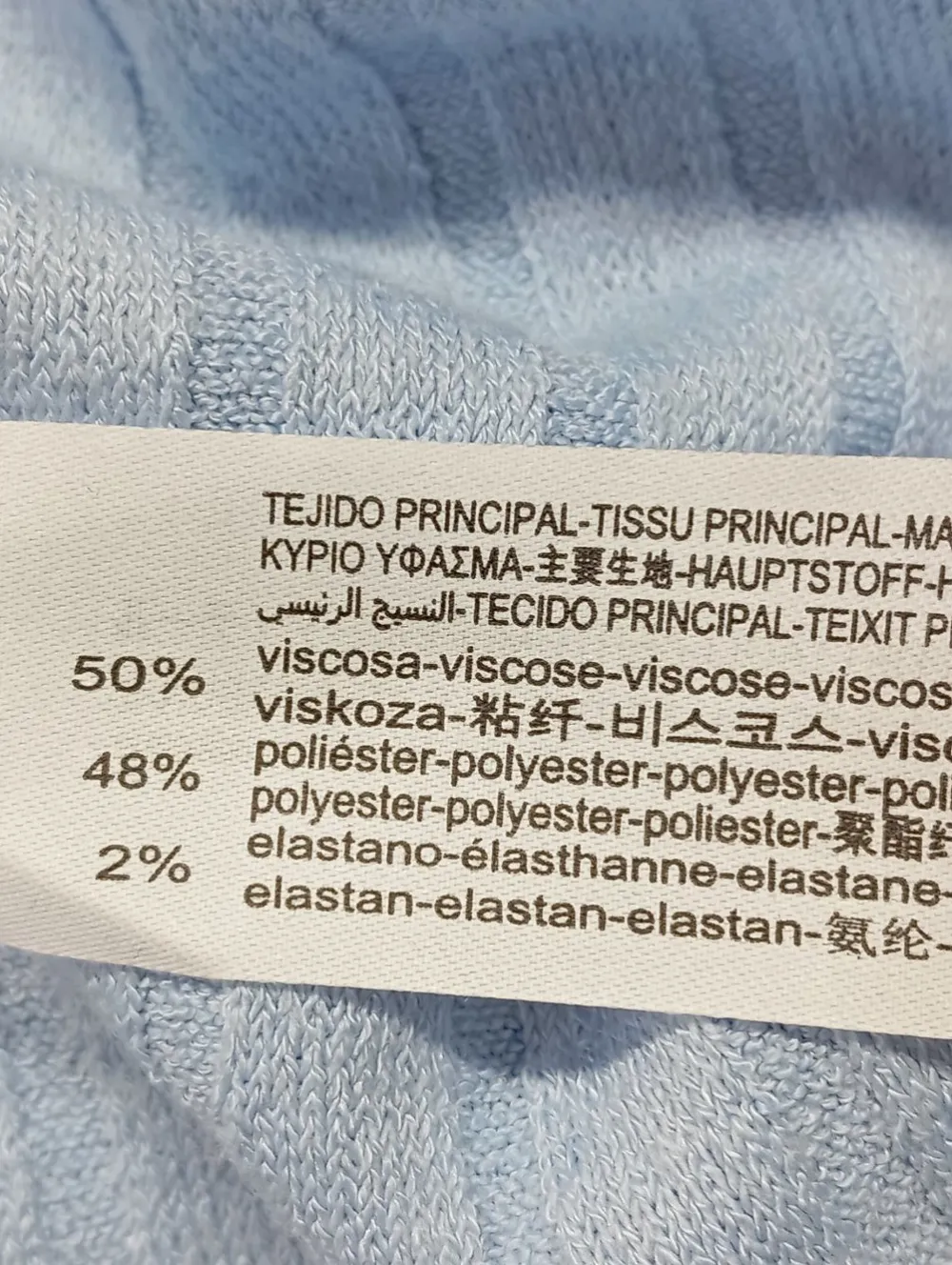 Strickbekleidung>Bershka Strickbolero Größe 40 blau
