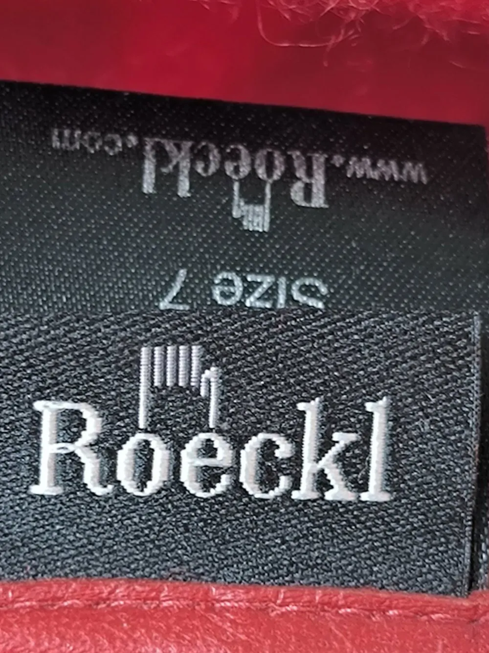 Handschuhe>Roeckl Strickhandschuhe rot